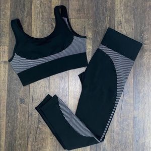 Legging and sports bra matching set